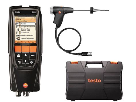 electric flue gas analyzer|flue gas analyzer testo.